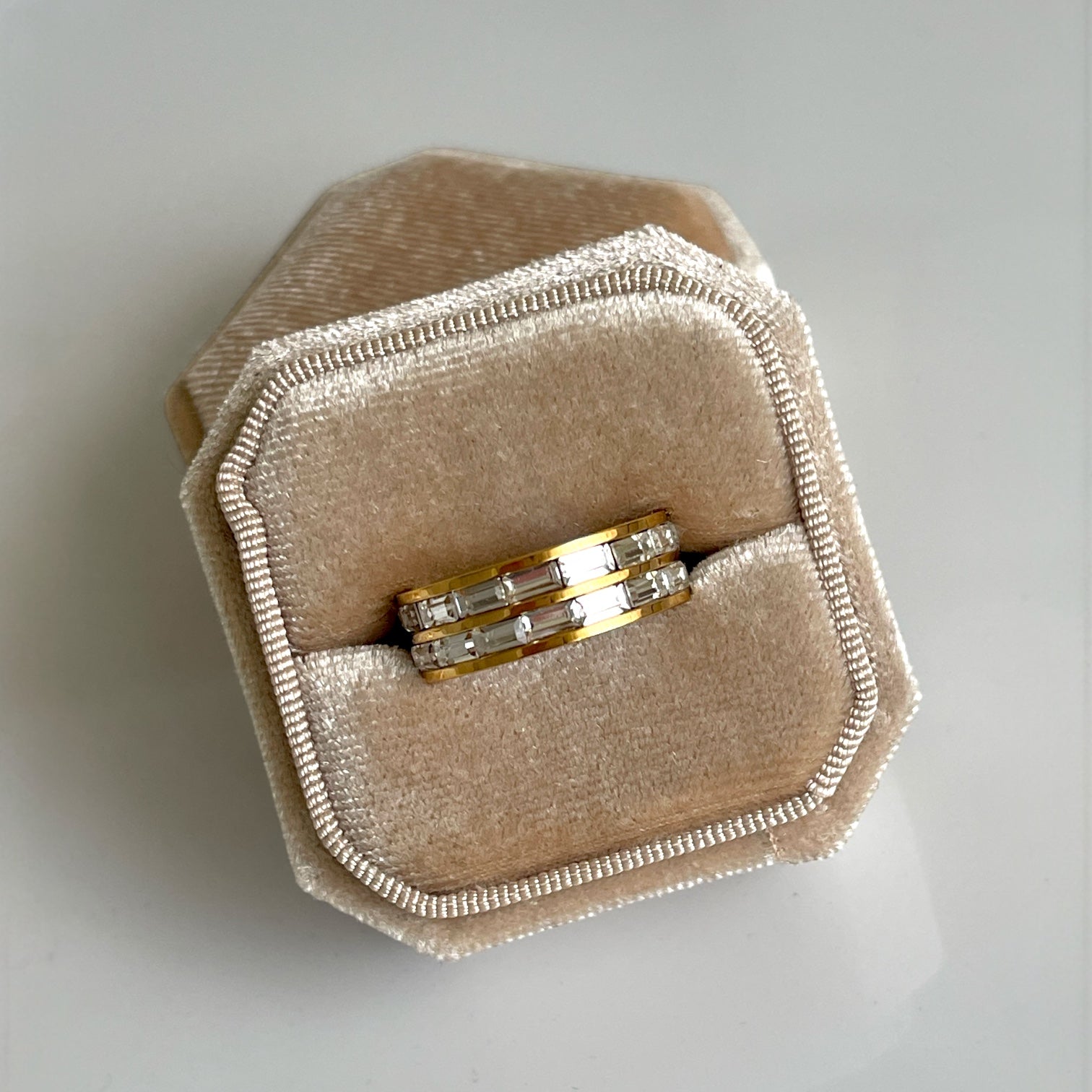 Zirkonia Baguette Ring