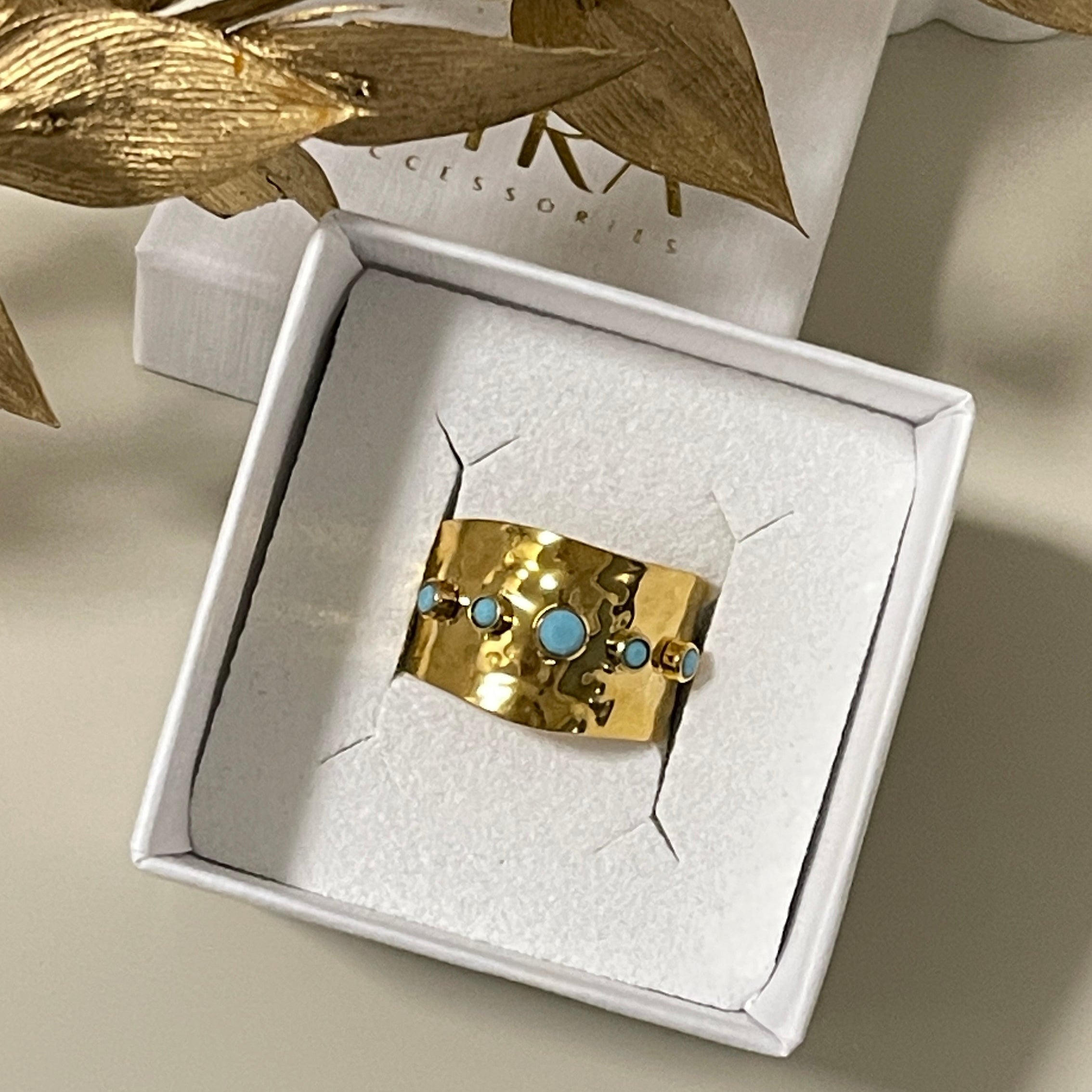 Turquoise Sparkle Ring