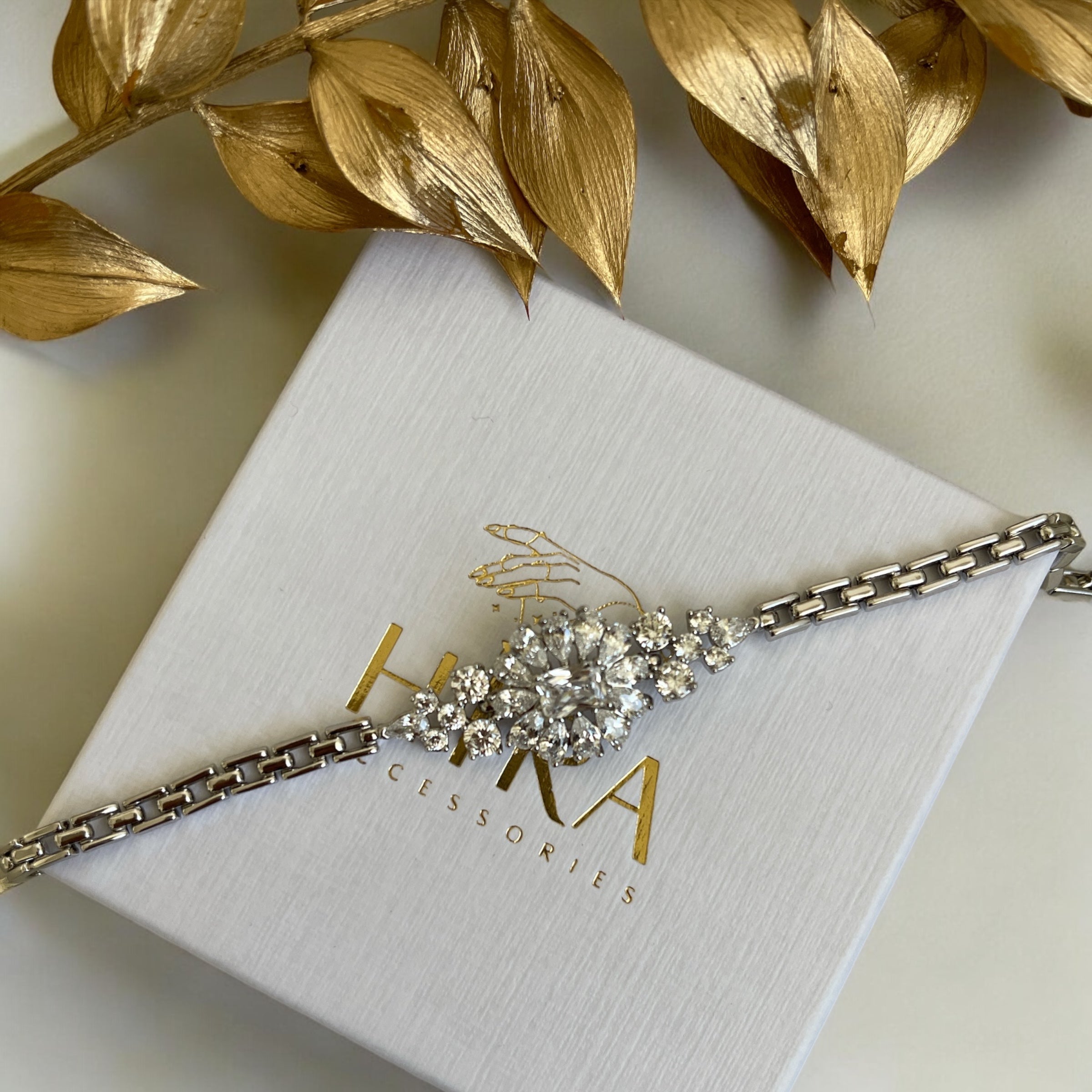 Sparkling Blossom Armband