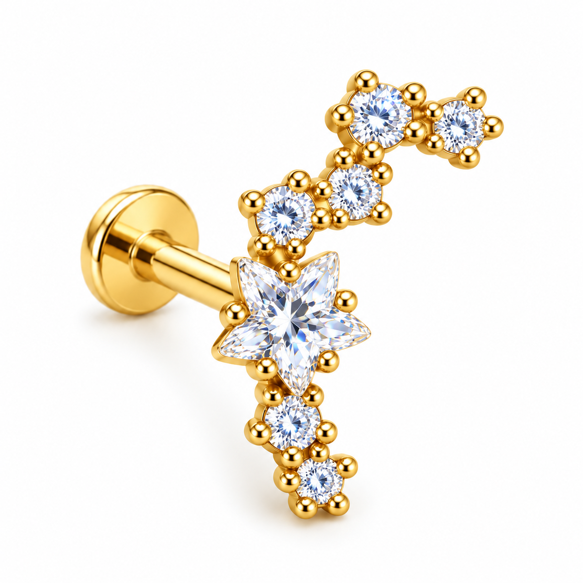 Crystal Star Piercing