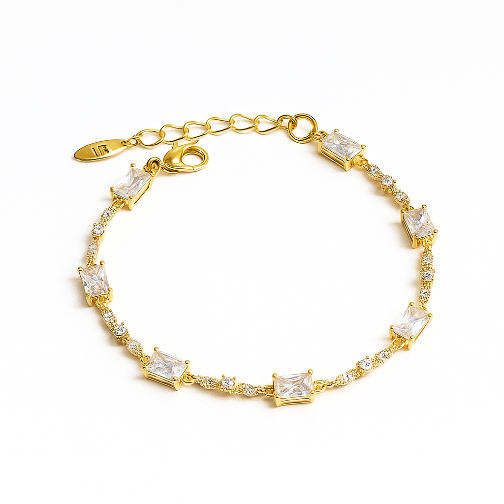 Radiant Square Glam Armband