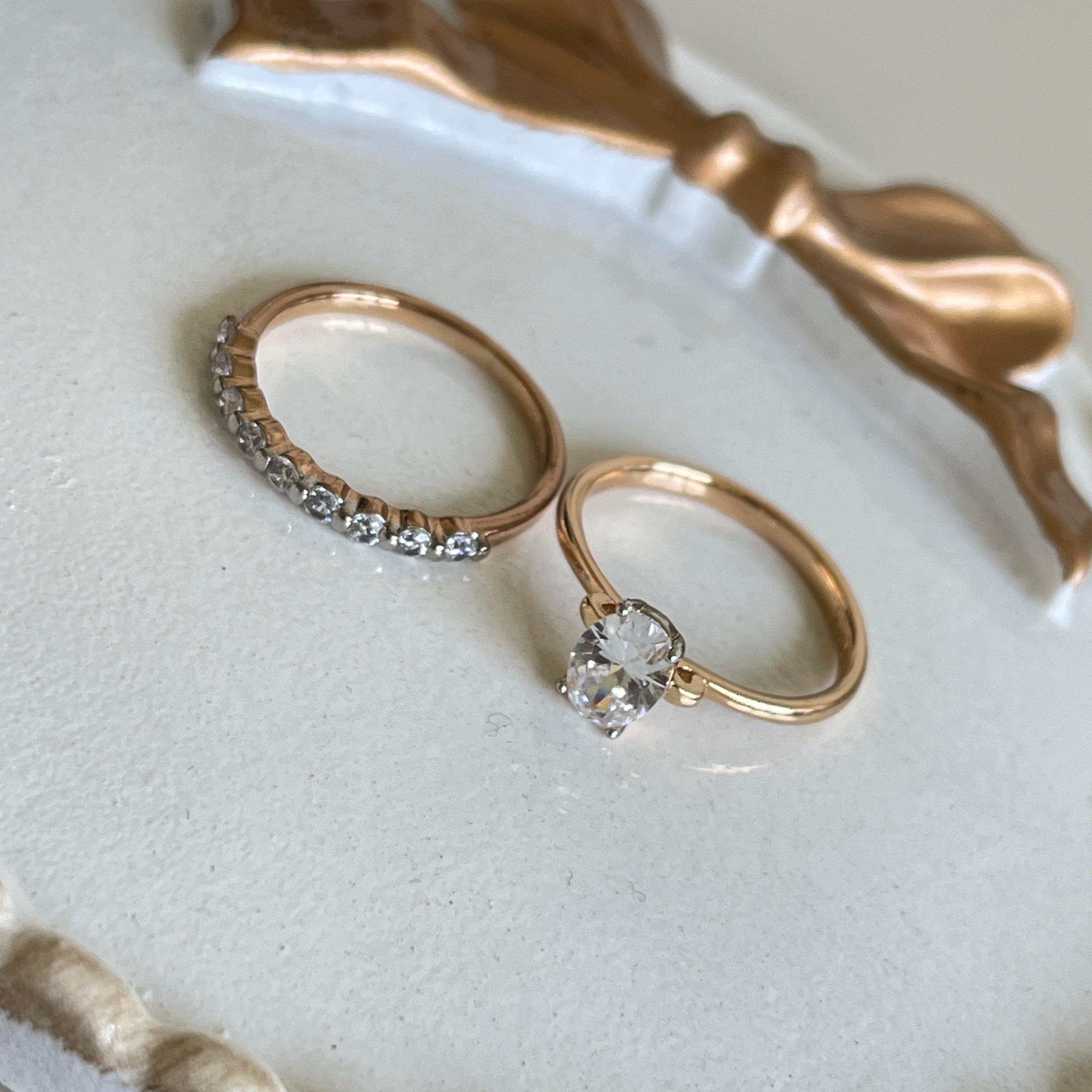 Elegance Duo Ring Set