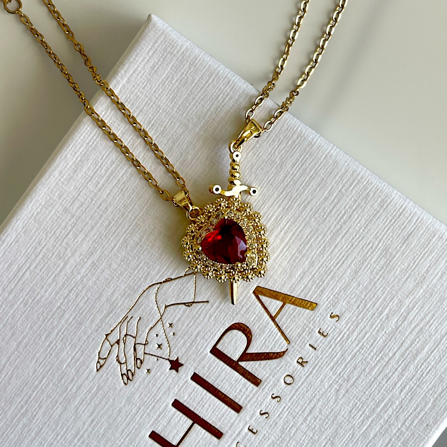 Heart & Dagger Kettenset