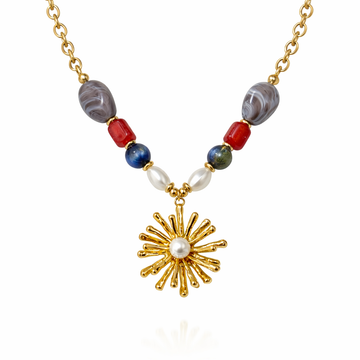 Golden Aura Sun Kette