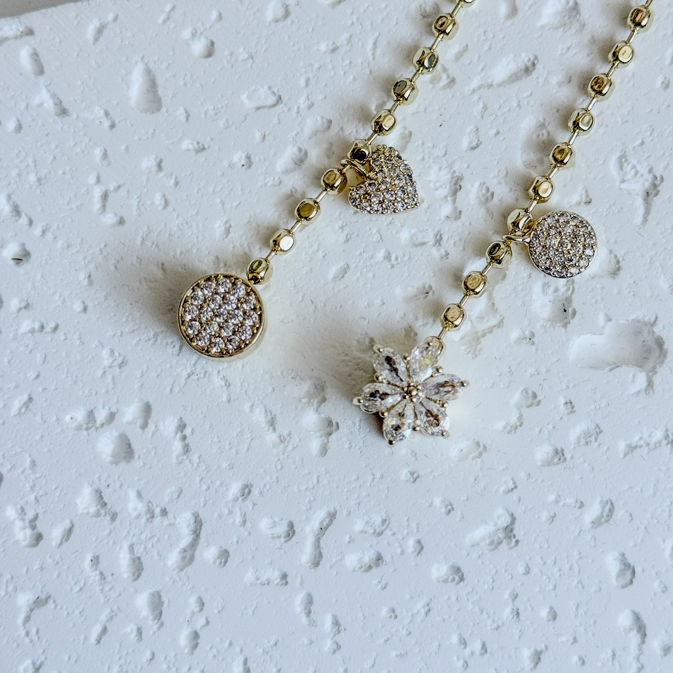 Golden Heart Glow Armband