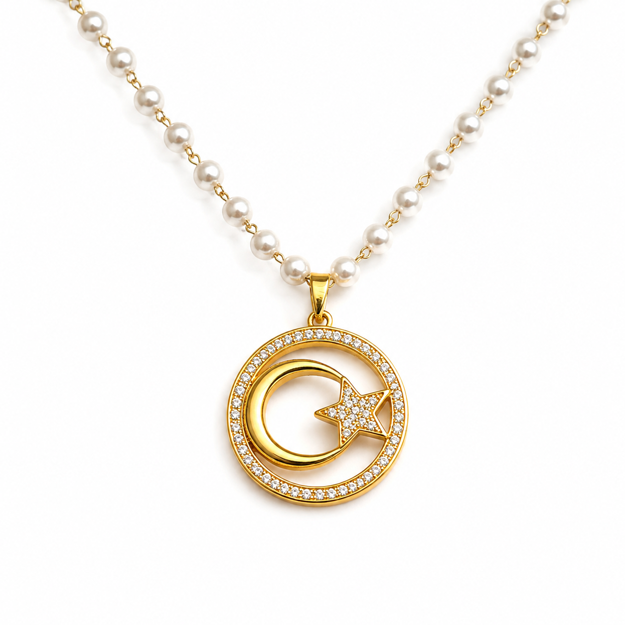 Moon Star Perlenkette