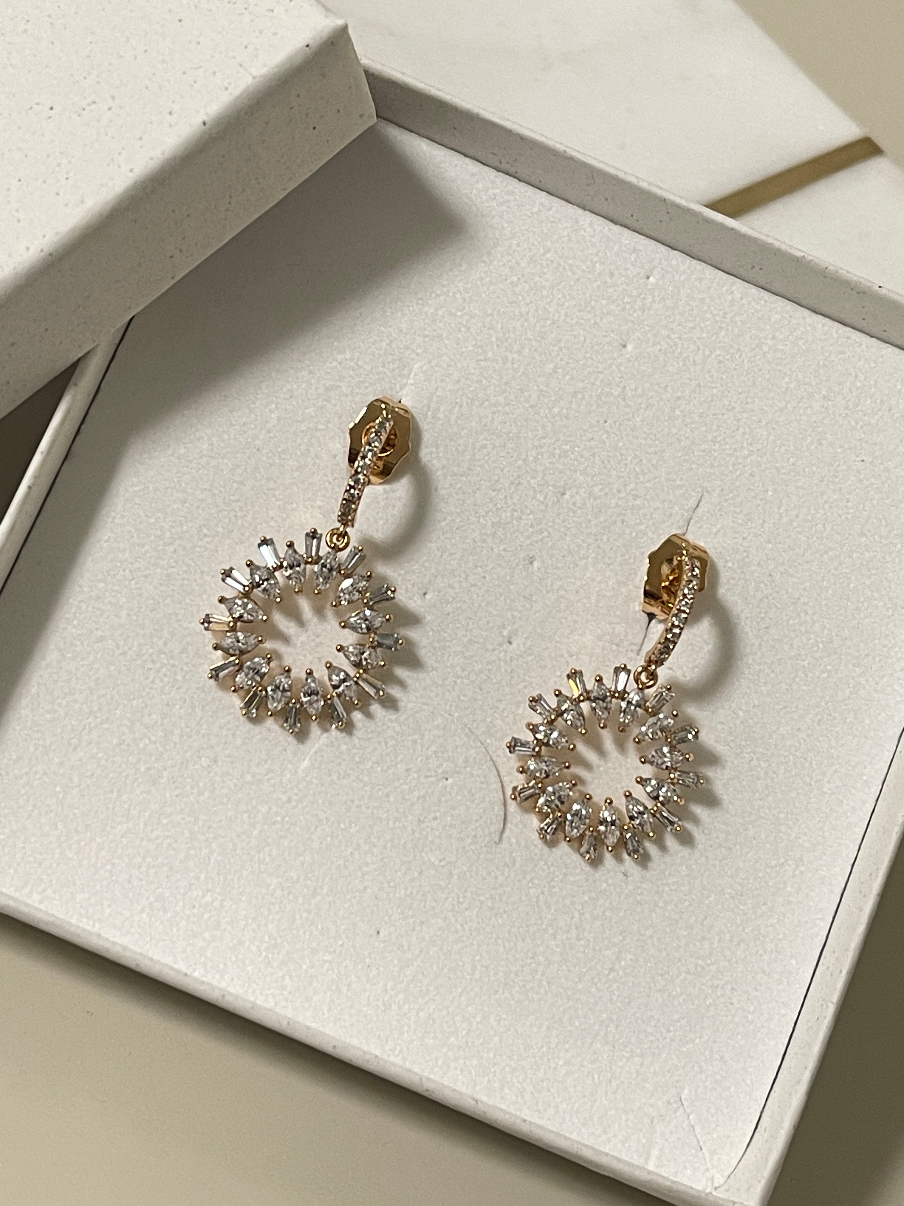 Blumenstern Rosé Ohrringe