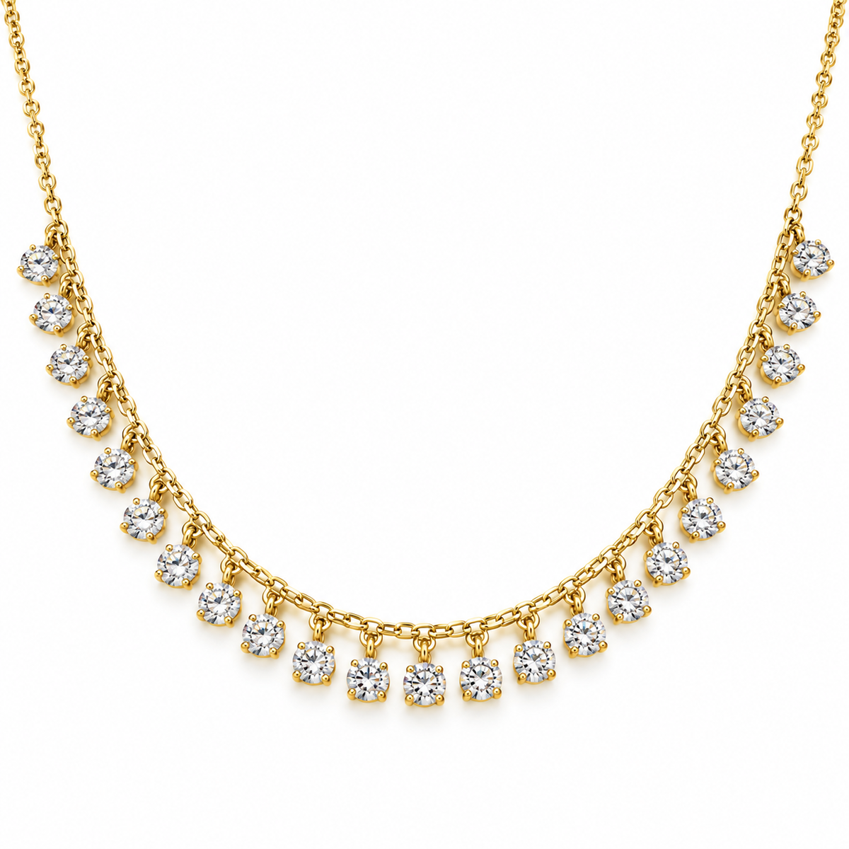 Crystal Fringe Kette