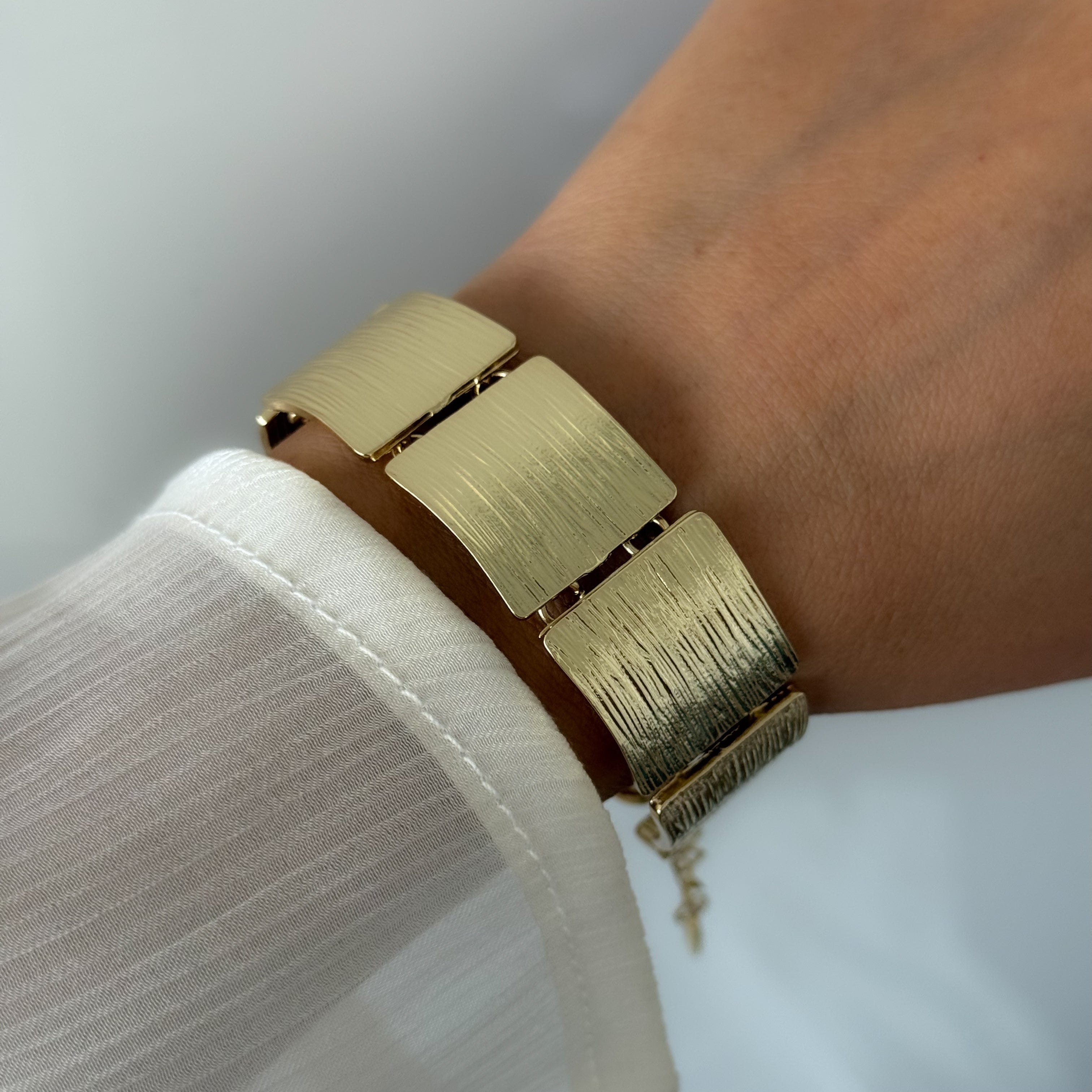 Golden Panel Armband