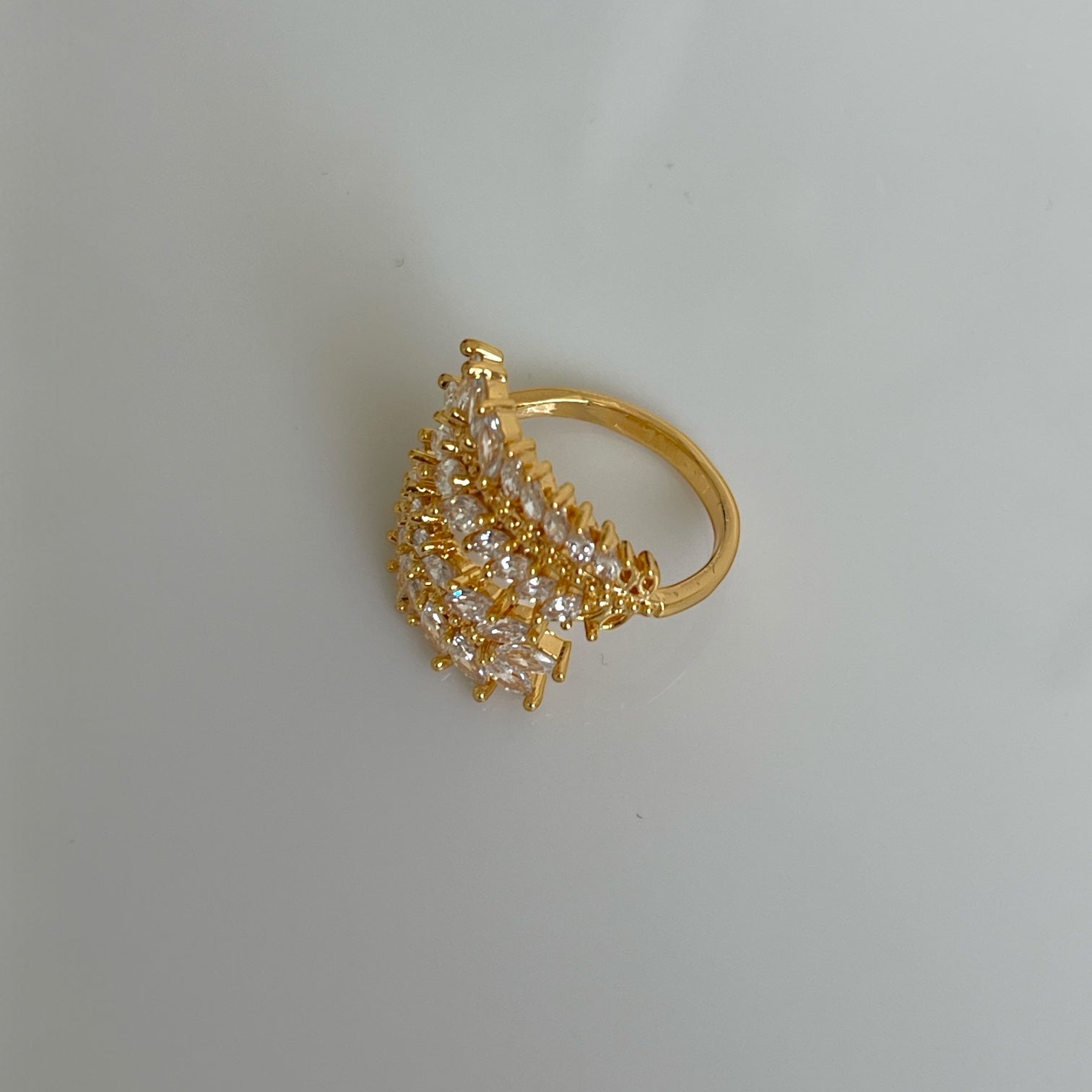 Glamour Blatt Ring