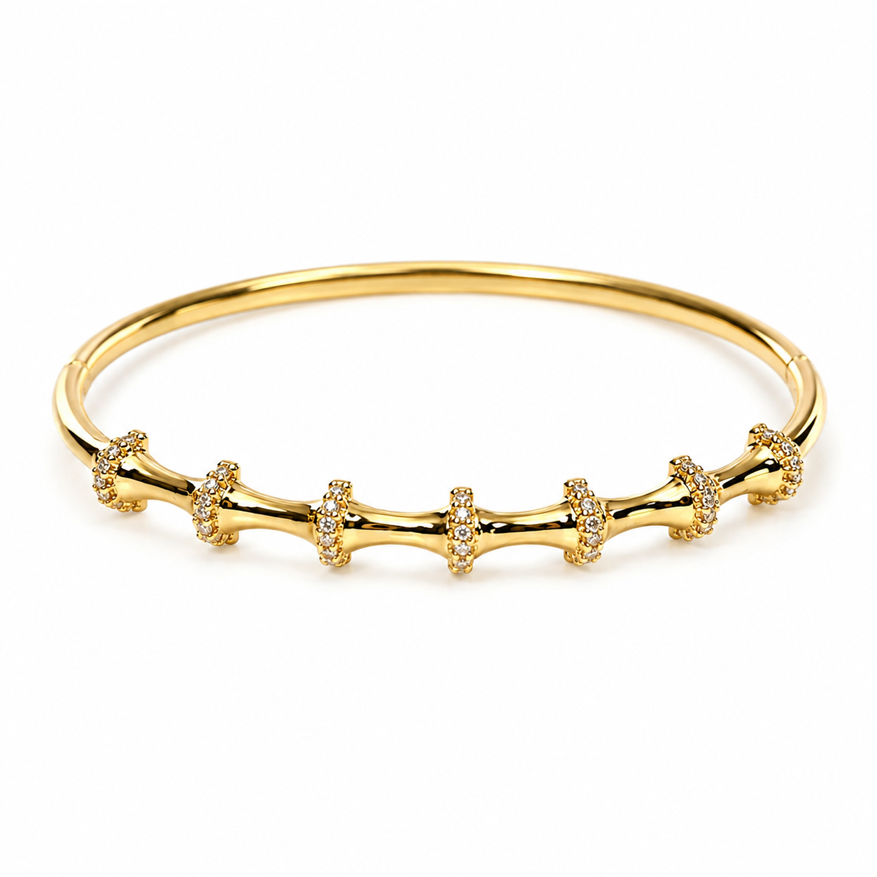 Luxe Bamboo Armreif
