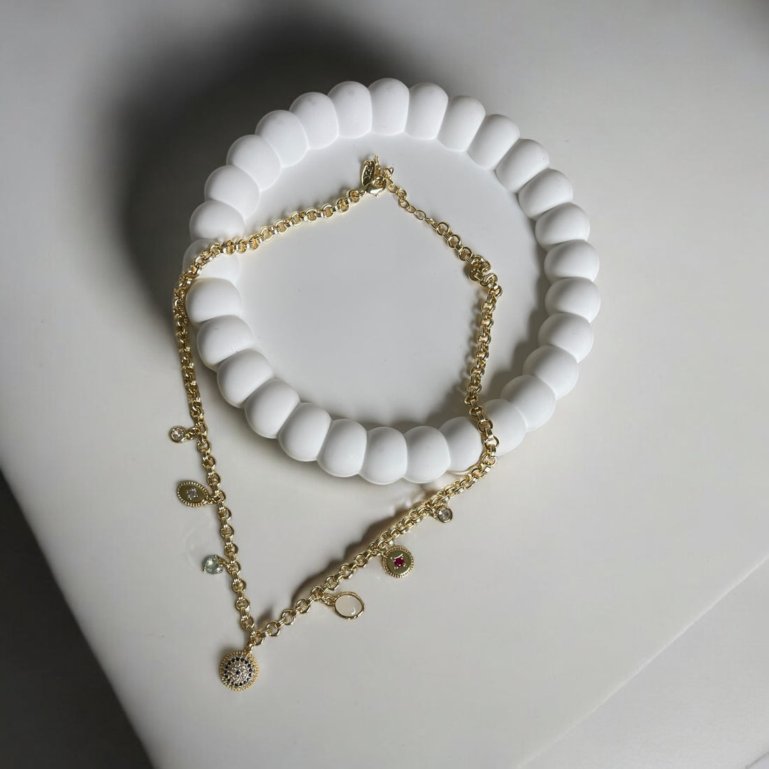 Golden Nazar Charm