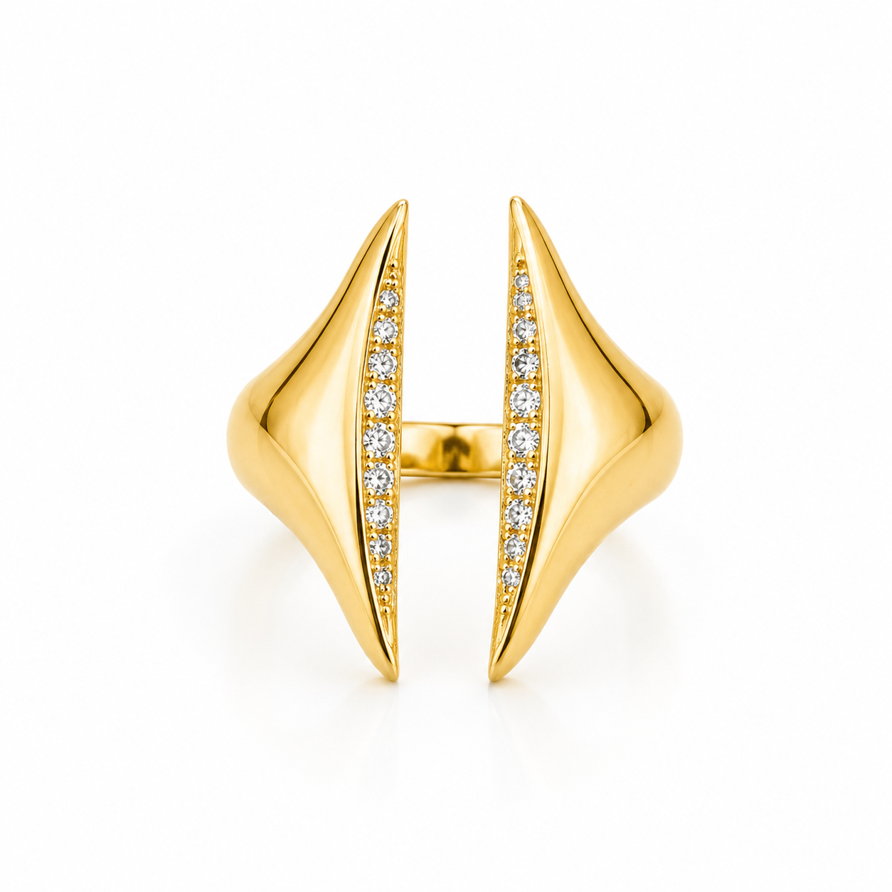 Golden Edge Ring