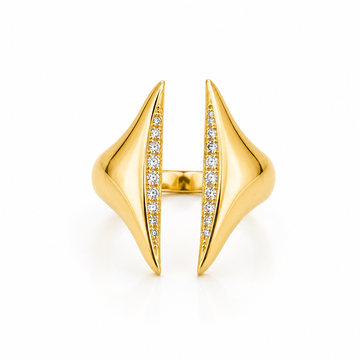Golden Edge Ring