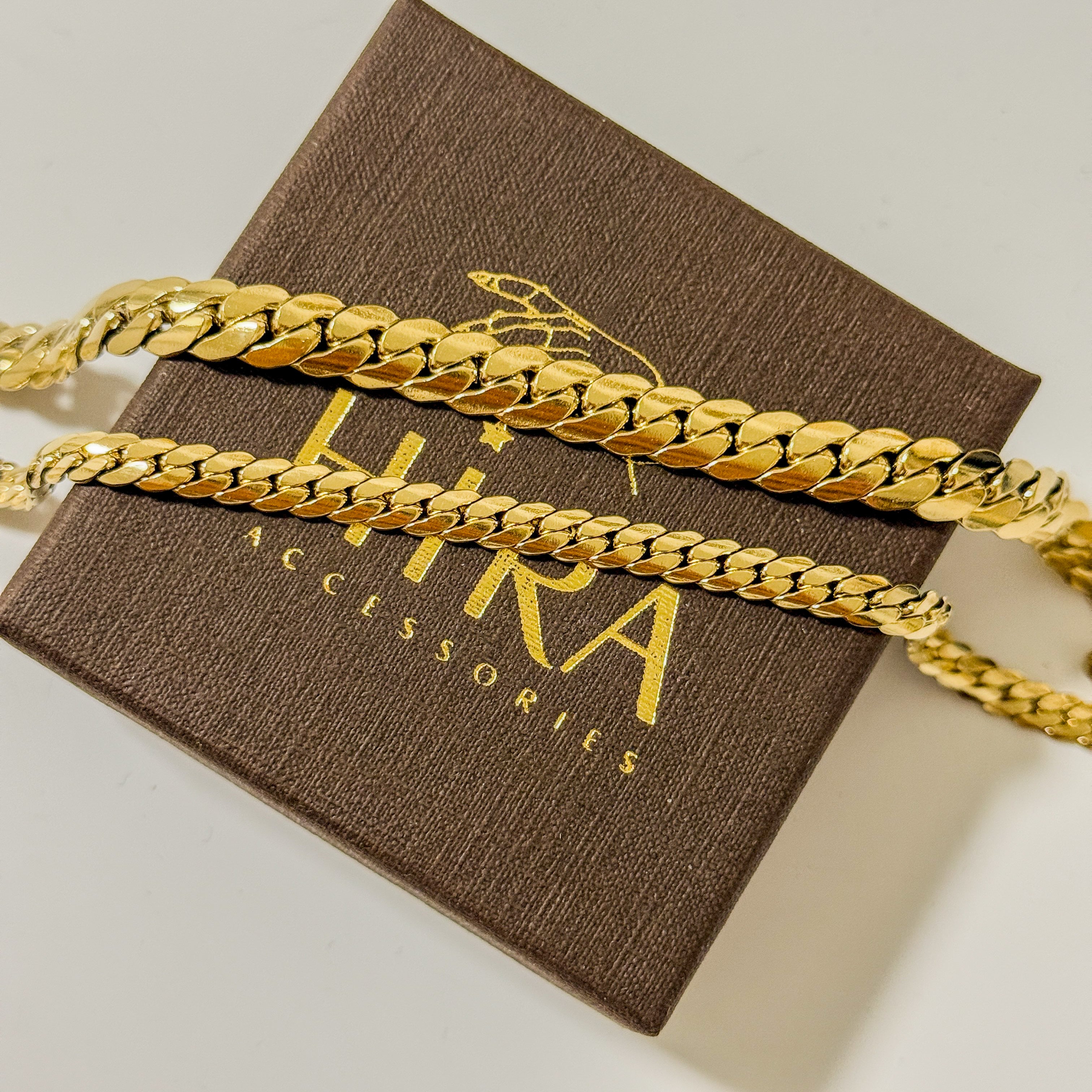 Golden Cuban Armband