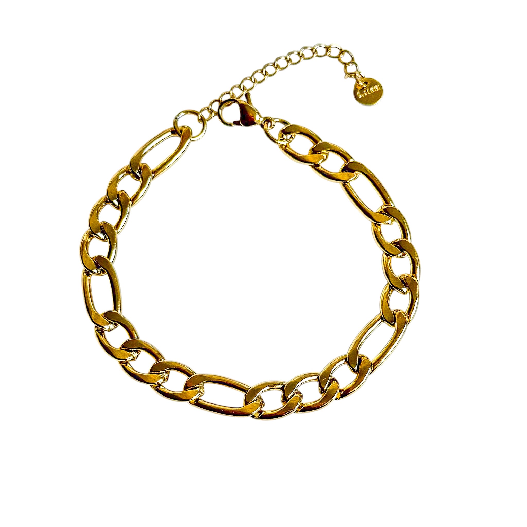 Golden Bold Chain Armband