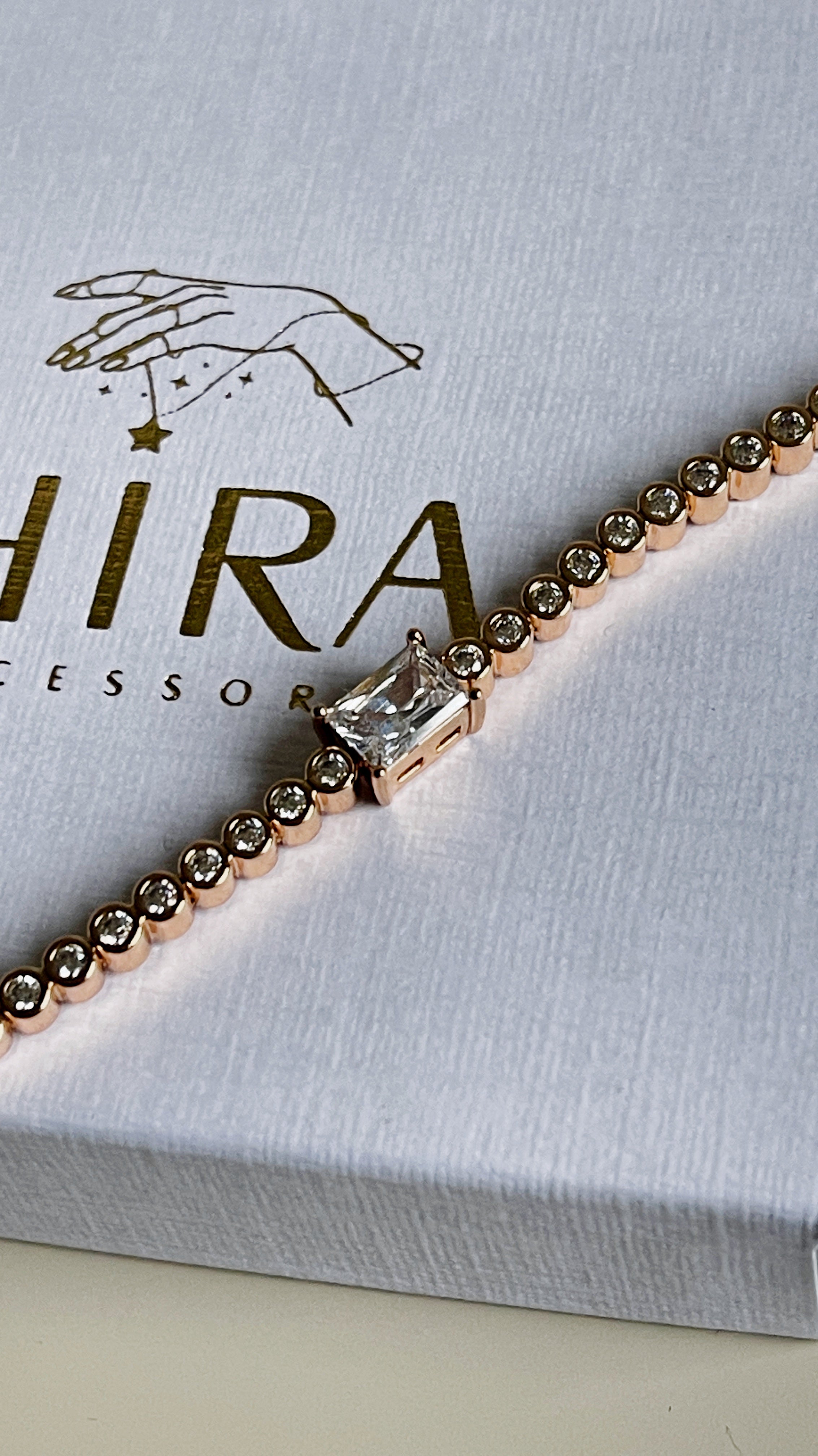 Rosé Glamour Armband