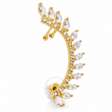 Golden Ivy Ear Cuff