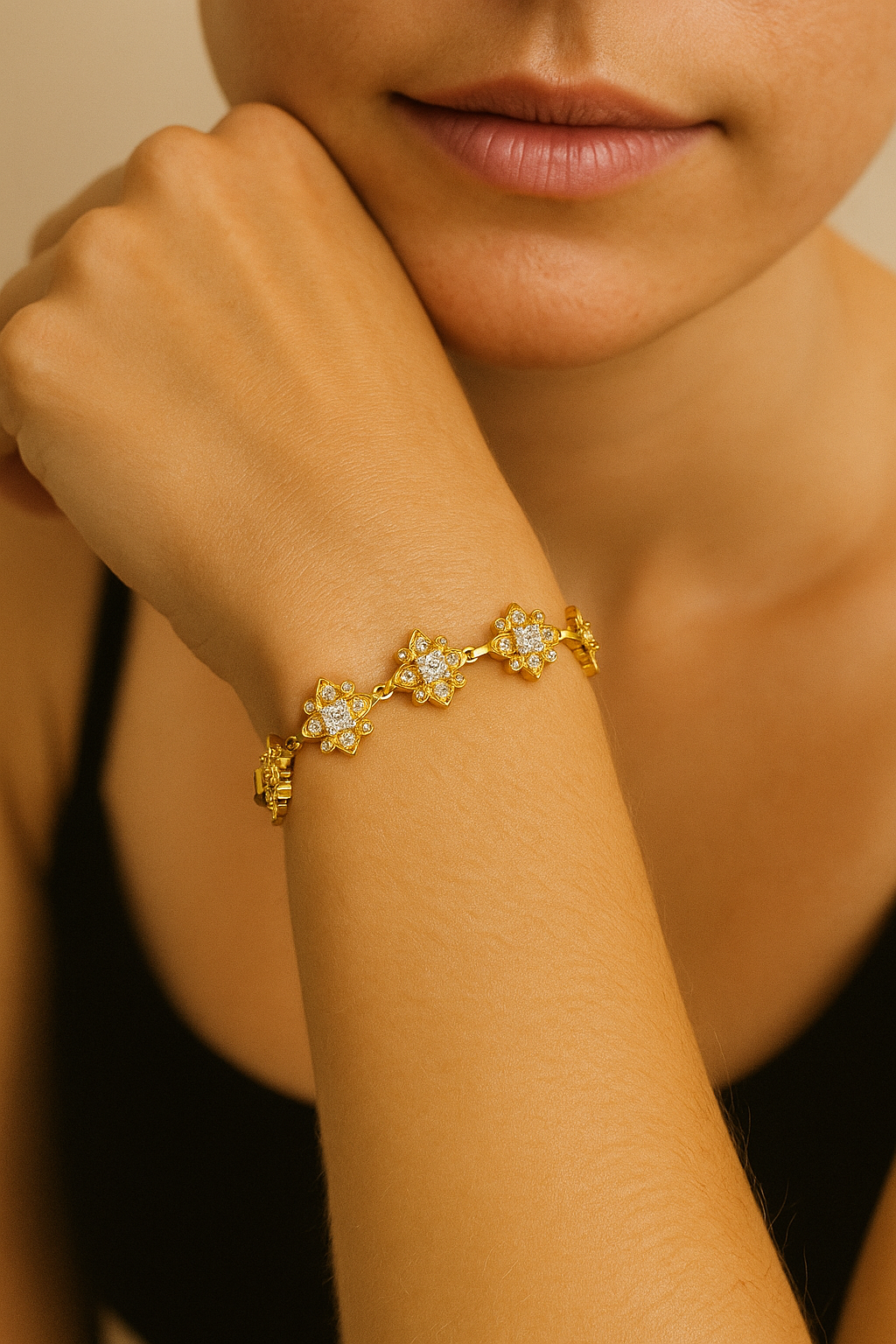 Golden Sparkle Armband