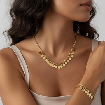 Golden Plättchen Set