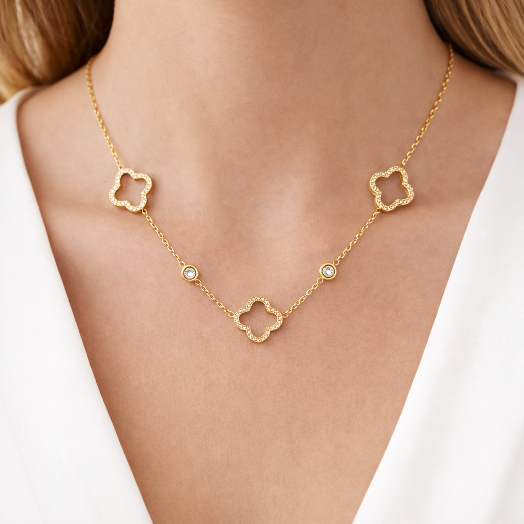Golden Clover Glamour Kette