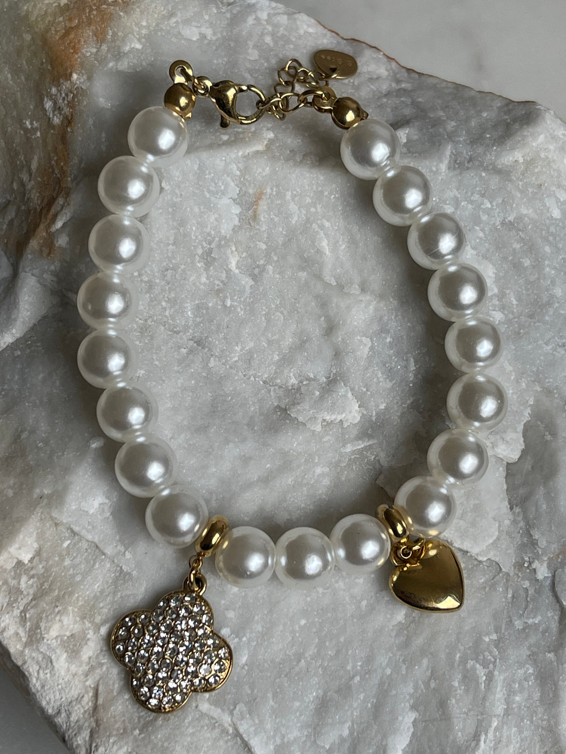 Clover Pearl Harmony Armband