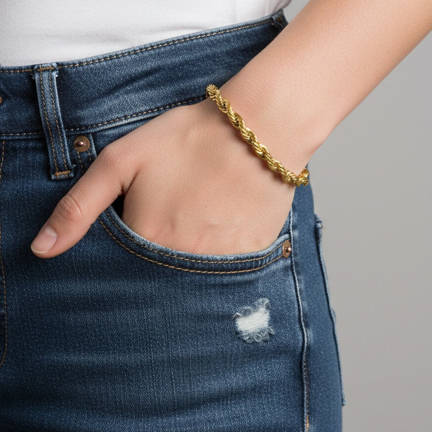 Elegantes Kordelarmband