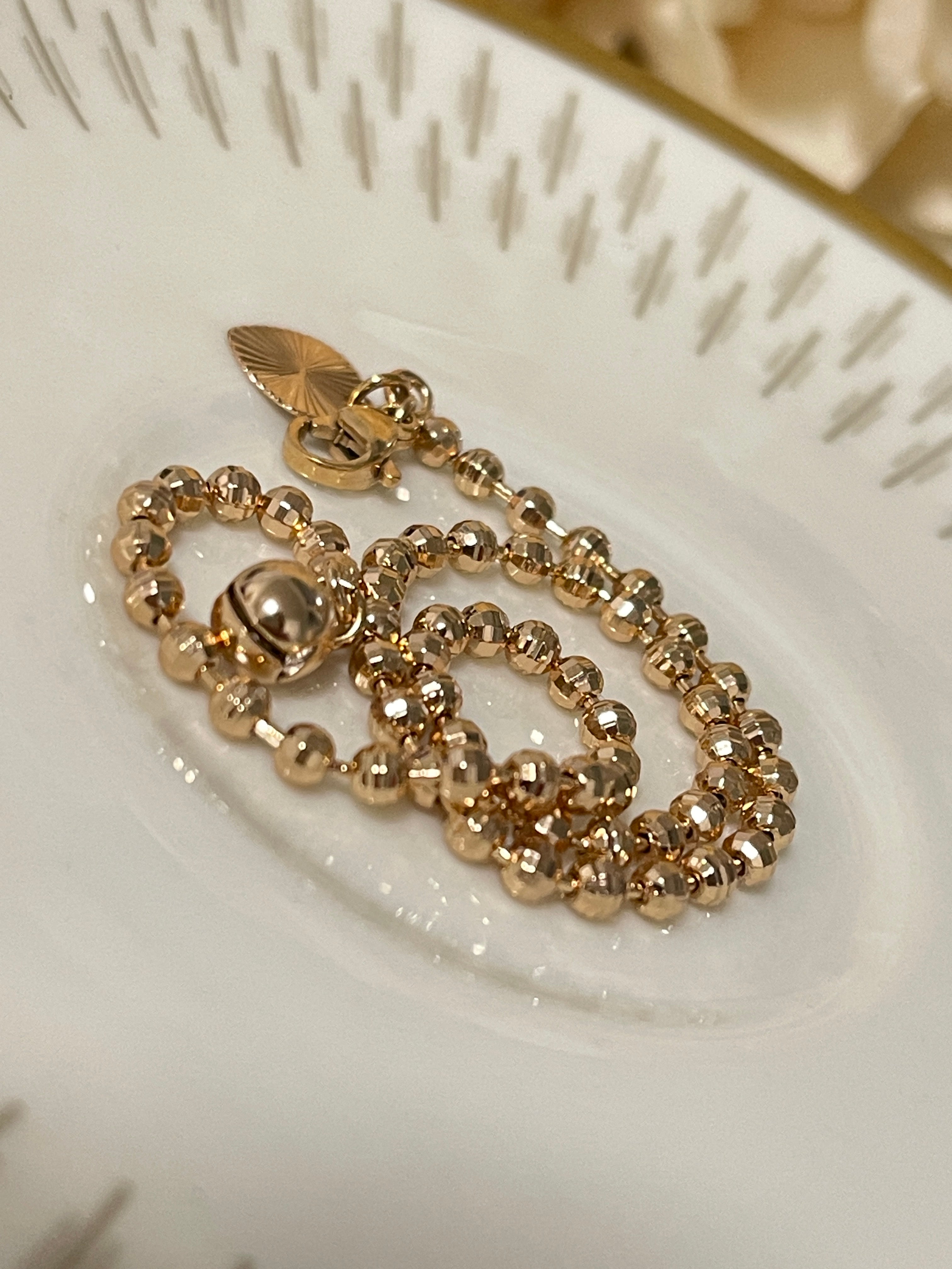 Rosé Dorika Elegance Fußkette