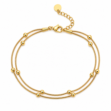 Golden Whisper Fusskette