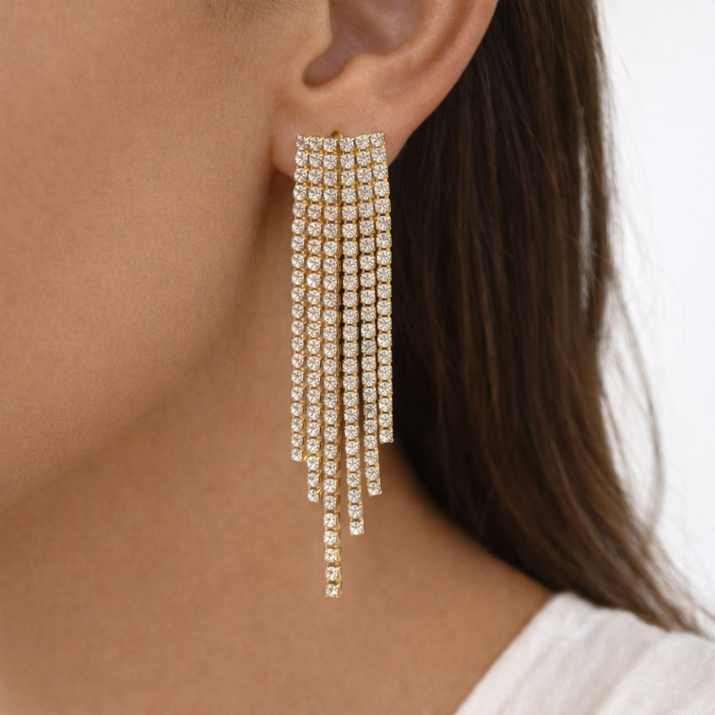 Crystal Cascade Ohrringe
