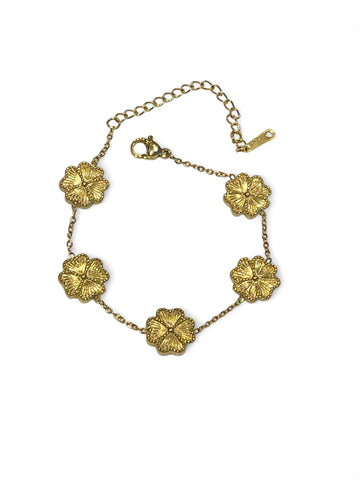 Golden Clover Armband