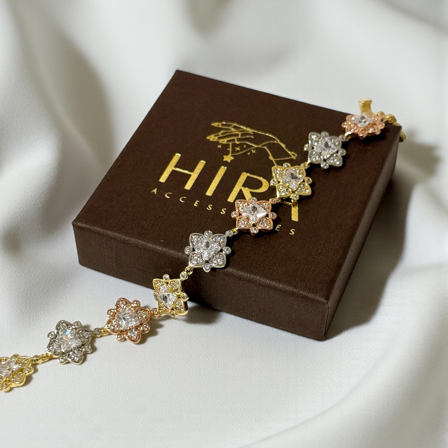 Tricolor Sparkle Armband