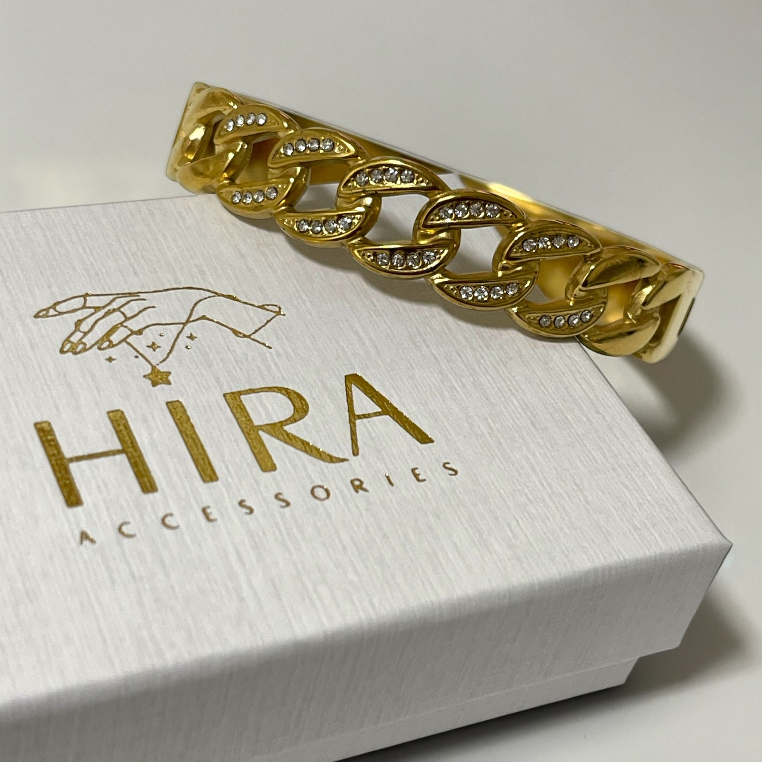 Golden Chain Luxe Armreif