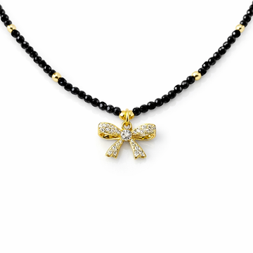 Noir Bow Kette