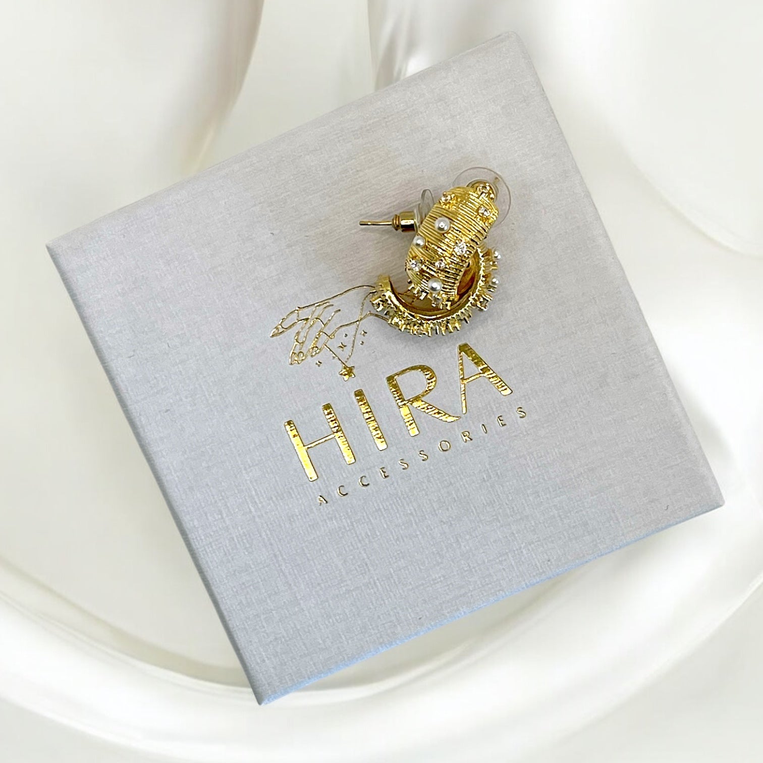 Golden Pearl Luxe Ohrringe