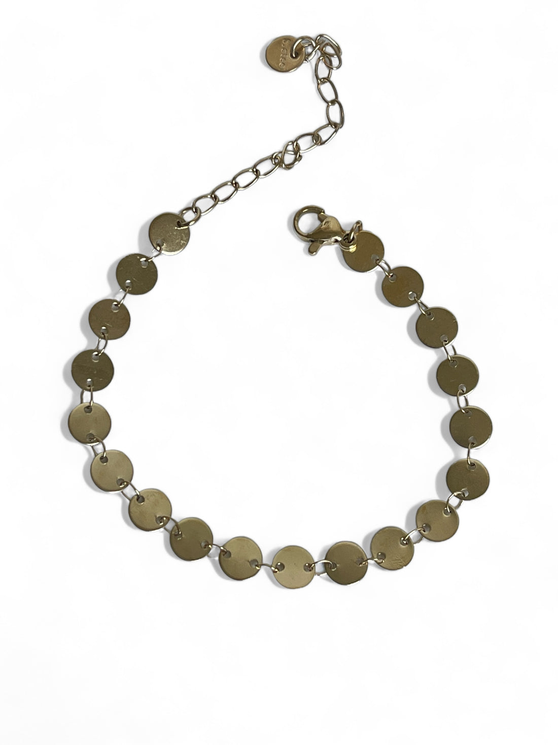 Feines Goldplättchen Kette | Armband