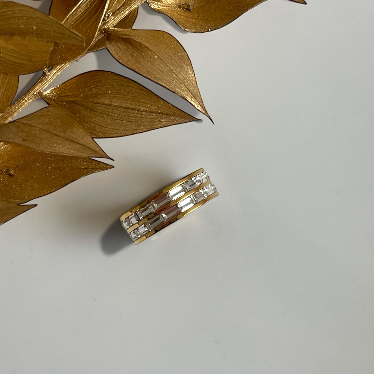 Zirkonia Baguette Ring