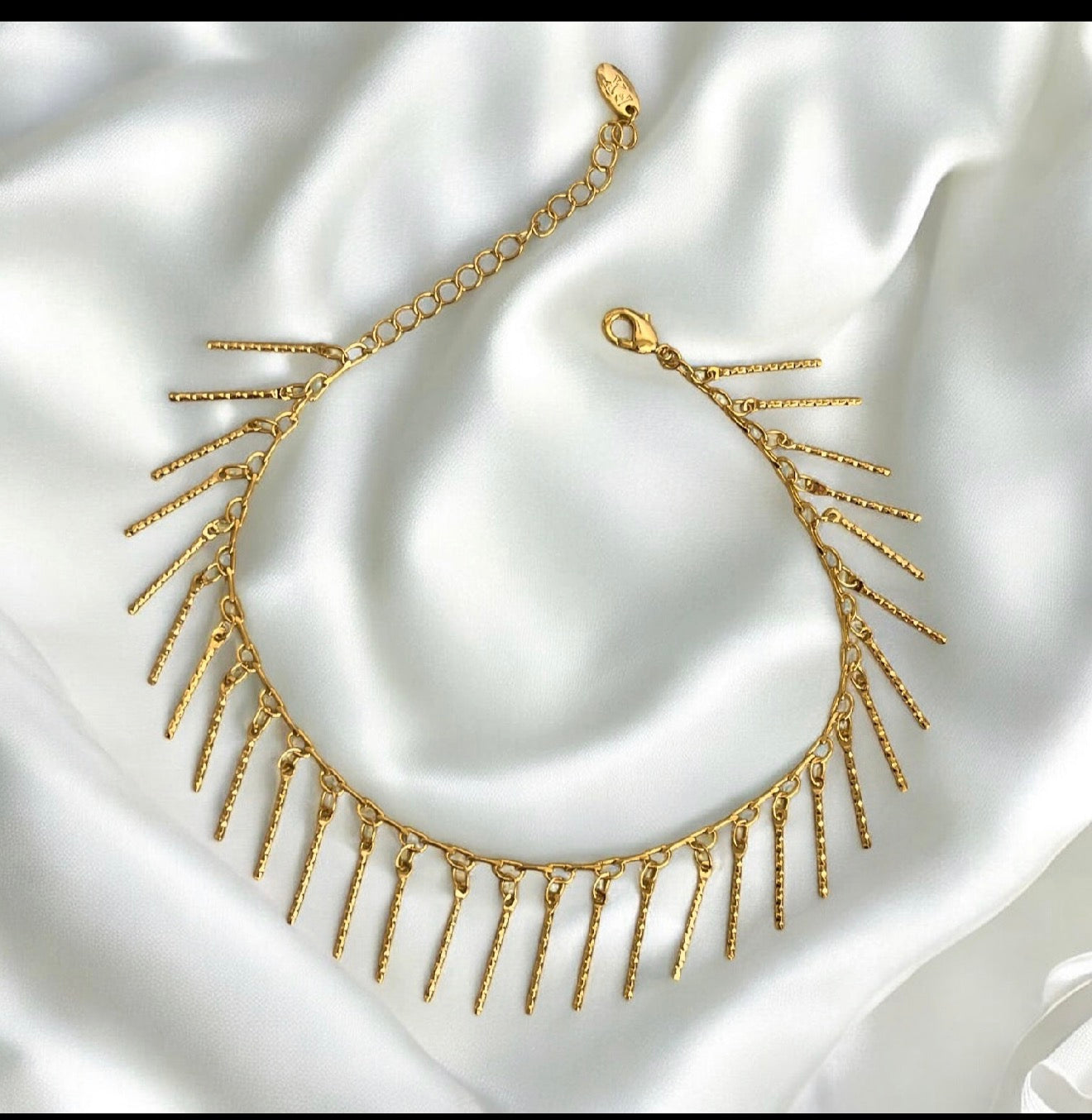 Golden Fringe Fußkette
