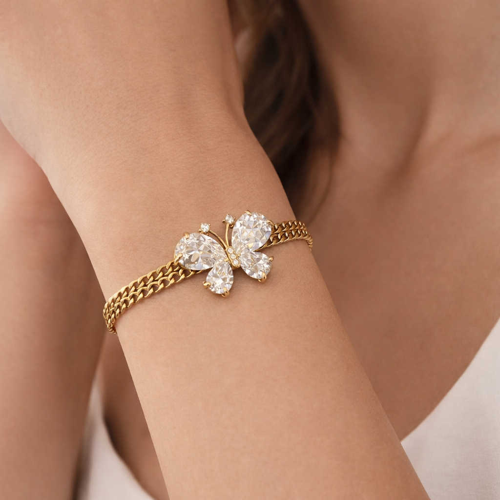 Butterfly Diamond Armband