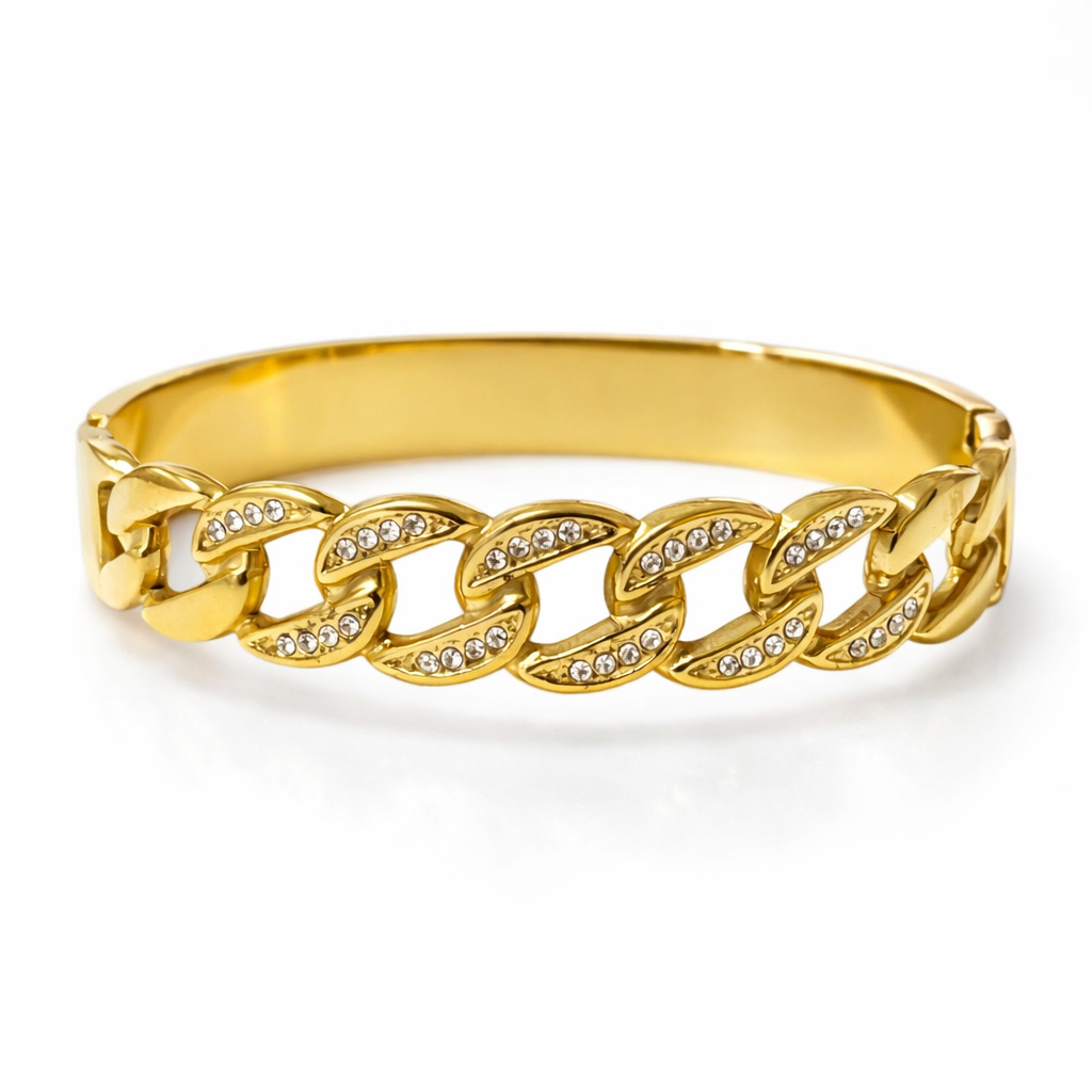 Golden Chain Luxe Armreif