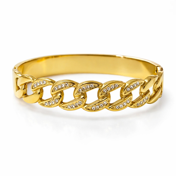 Golden Chain Luxe Armreif