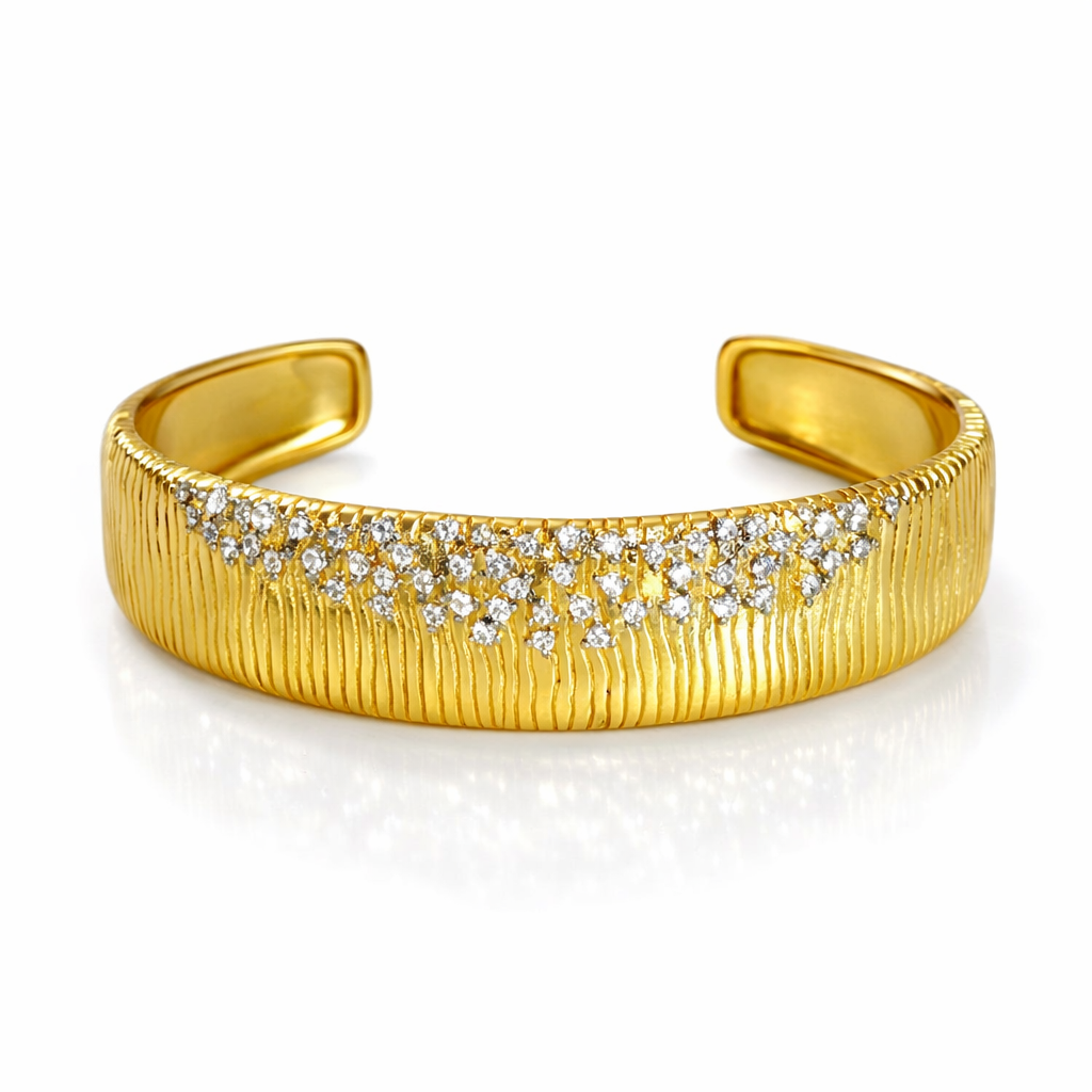 Golden Stardust Armreif