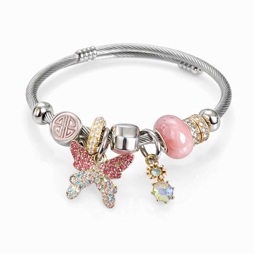 Butterfly Charm Armreif