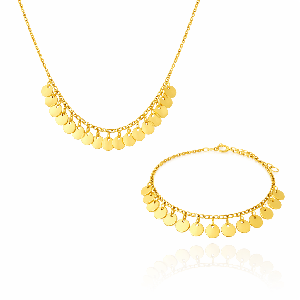 Golden Plättchen Set