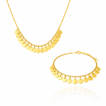 Golden Plättchen Set