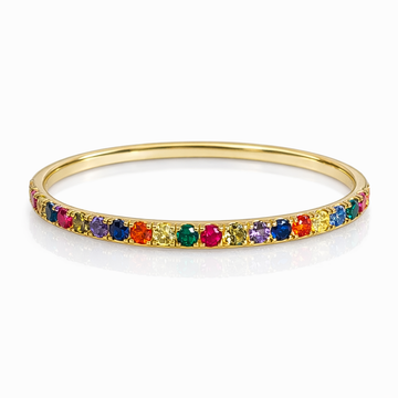 Rainbow Sparkle Armreif