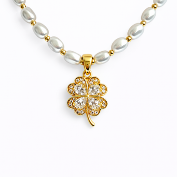 Perlen Clover Glamour Kette