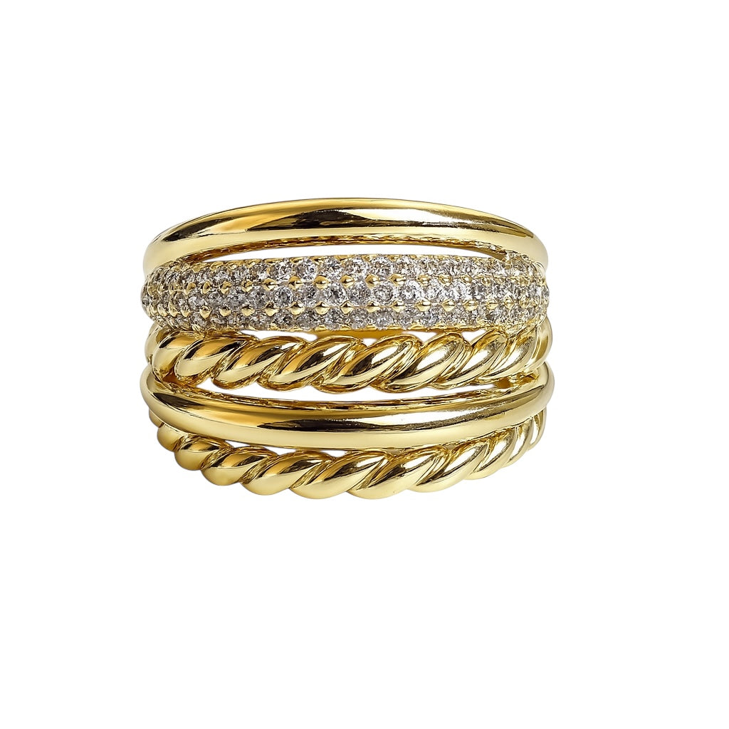 Golden Harmony Ring