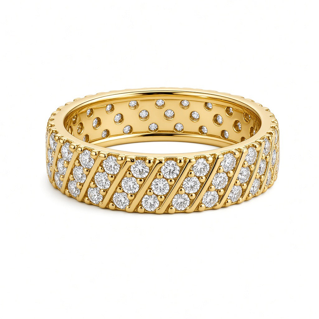 Diamond Line Ring