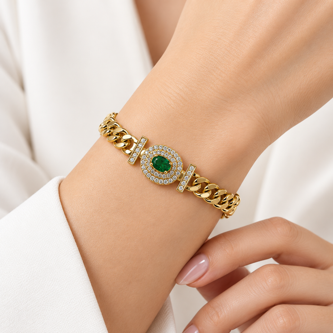 Grüne Oase Armband